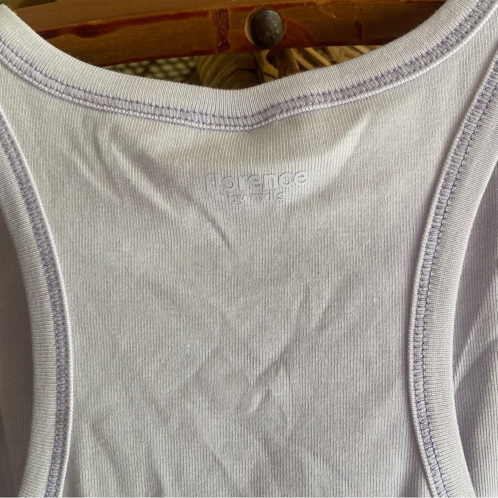 NWT Florence By Mills Ribbed Racerback Tank - Picture 6 of 7